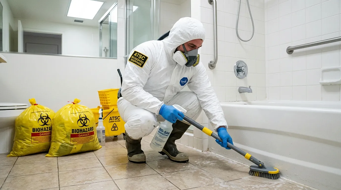 Decontamination equipment deployed for Blood Cleanup in Inglewood